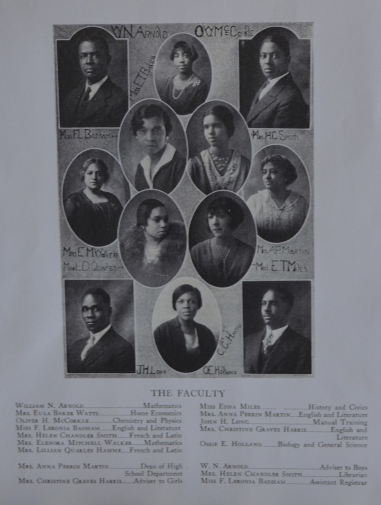 Stephens-Lee Faculty circa 1920's