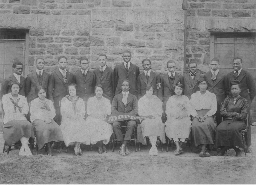 Morgan College, 1917 (Addie Jane Johnson, front, 3rd from left)